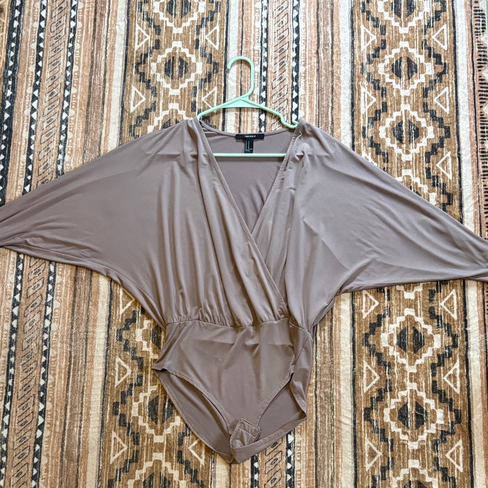 Forever 21 Taupe Bodysuit